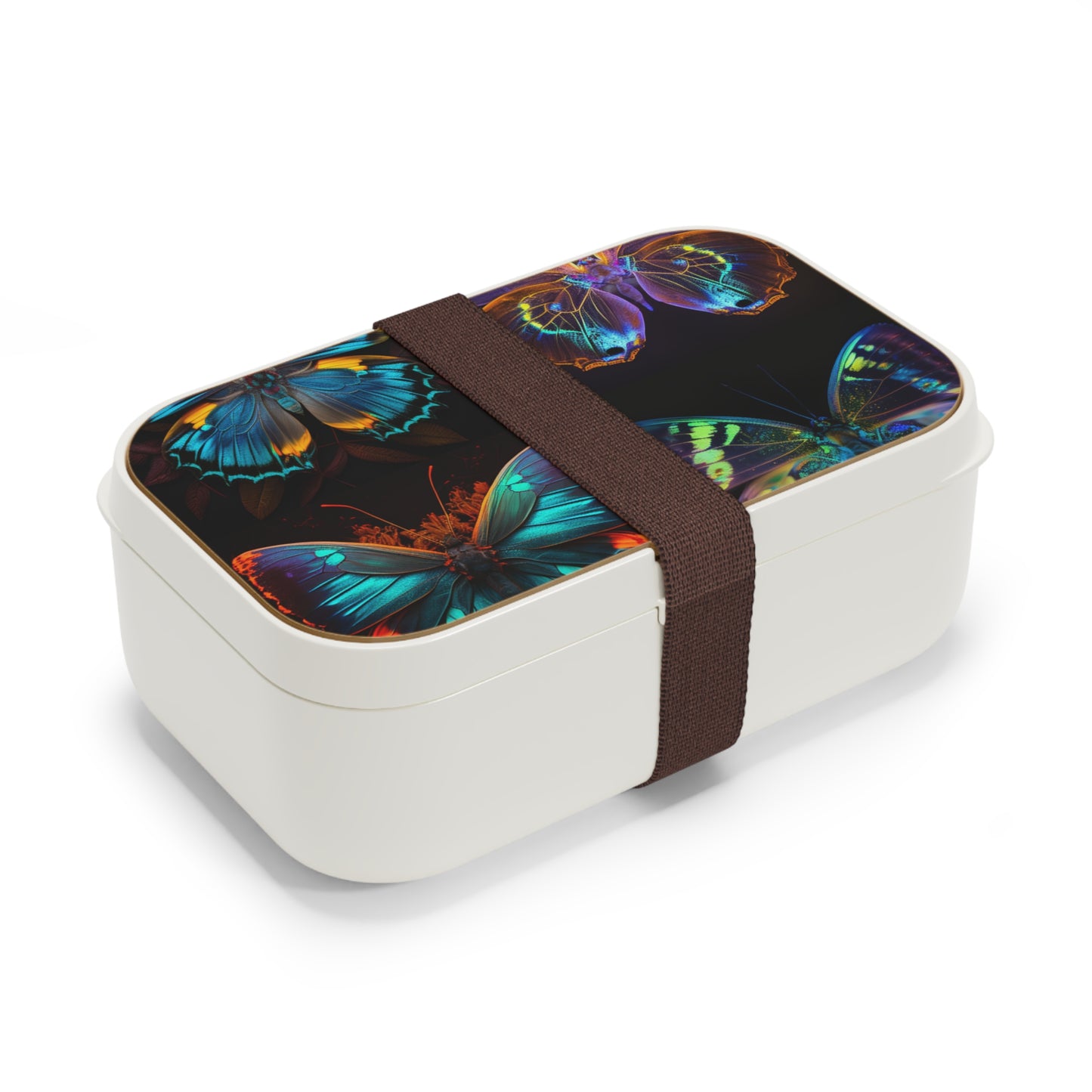 Bento Lunch Box Neon Butterfly Flair 5