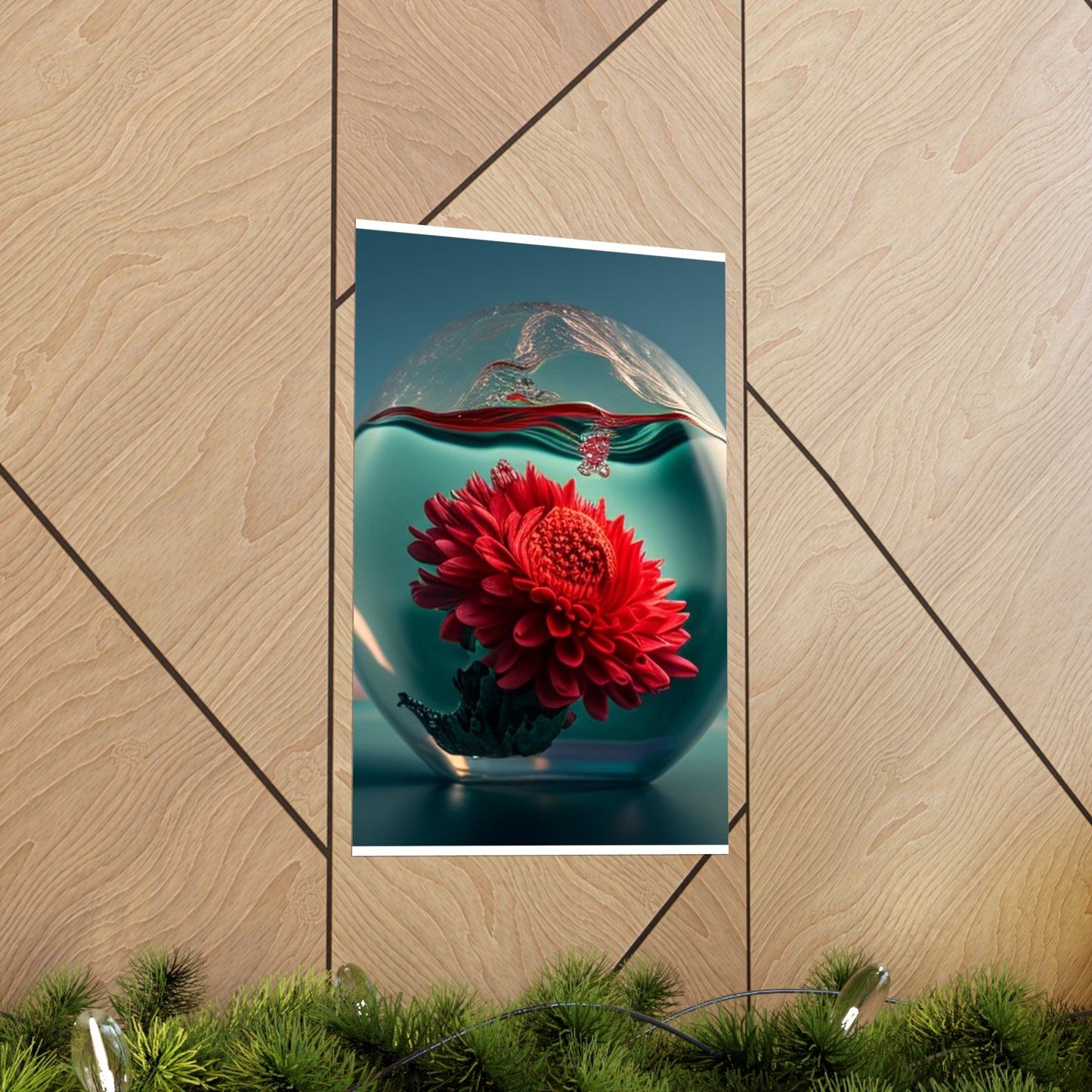 Premium Matte Vertical Posters Chrysanthemum 4