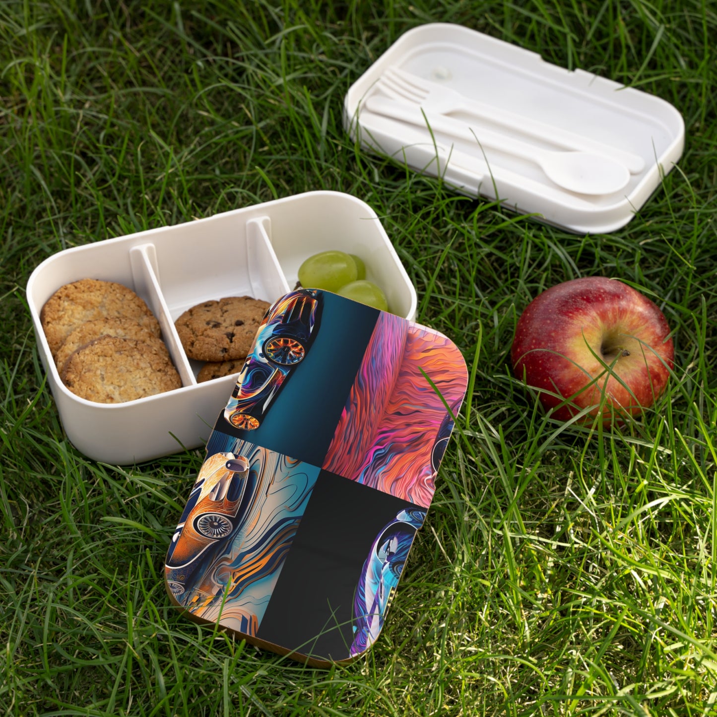 Bento Lunch Box Bugatti Abstract Flair 5