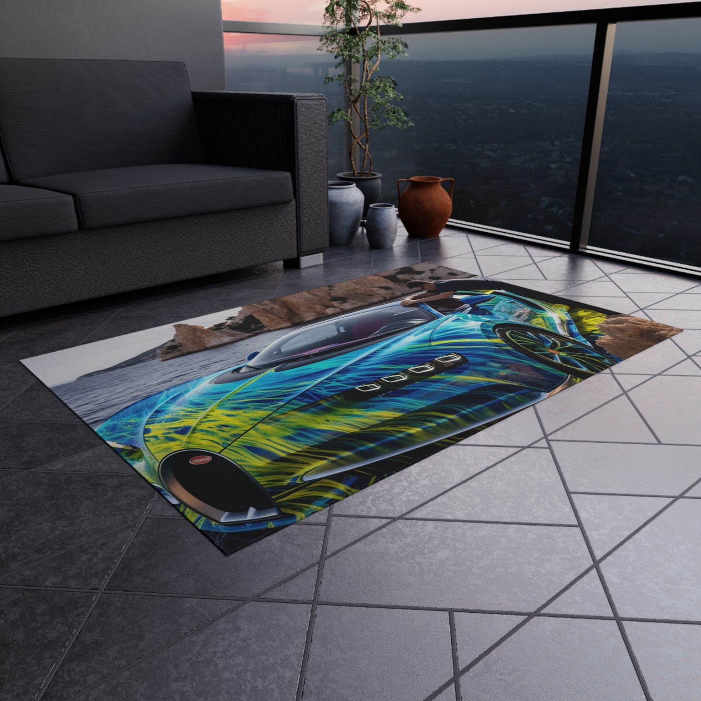 Outdoor Rug  Bugatti Water 1