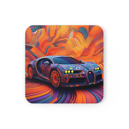 Corkwood Coaster Set Bugatti Abstract Concept 4