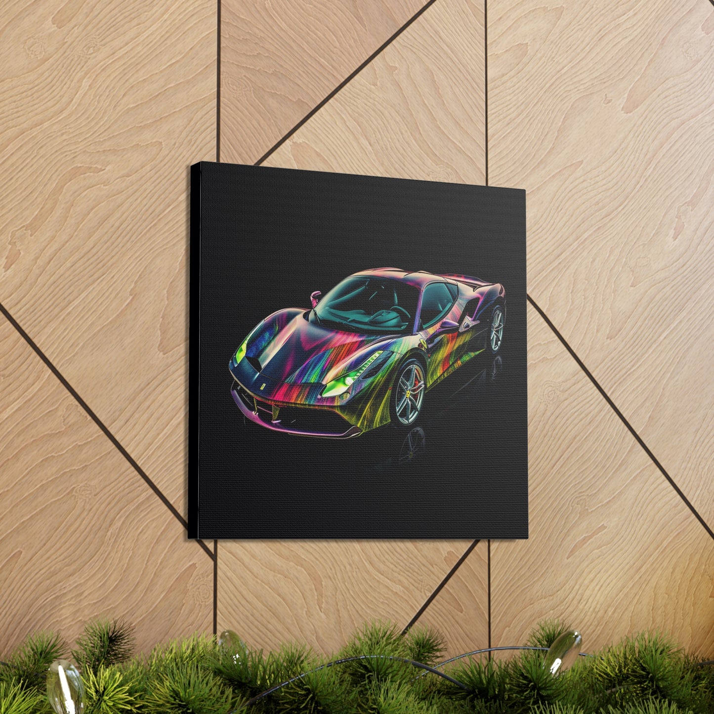 Canvas Gallery Wraps Ferrari Color 3