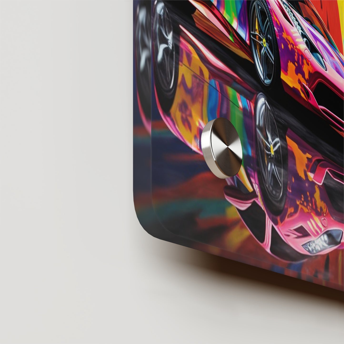 Acrylic Wall Art Panels Hyper Colorfull Ferrari 5