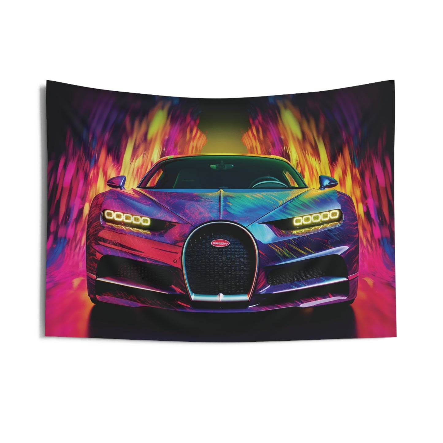 Indoor Wall Tapestries Florescent Bugatti Flair 3