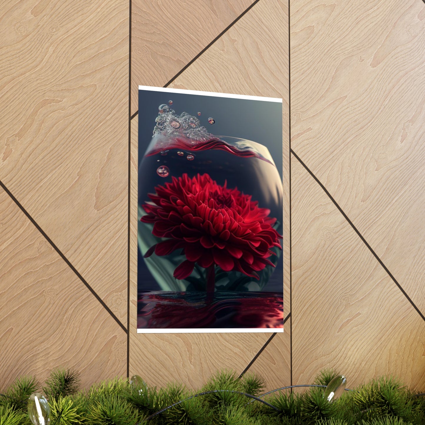 Premium Matte Vertical Posters Chrysanthemum 1