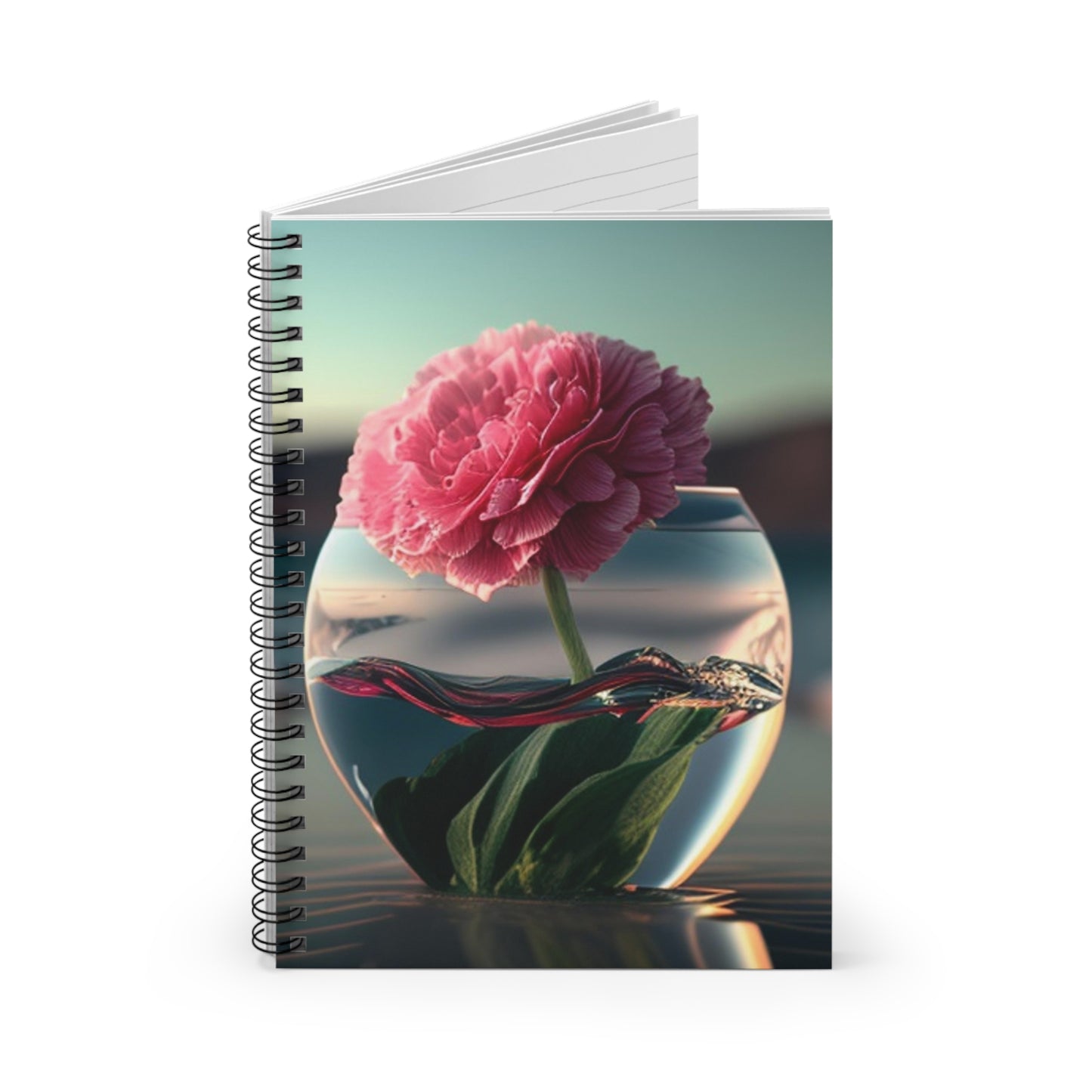 Spiral Notebook - Ruled Line Carnation 2