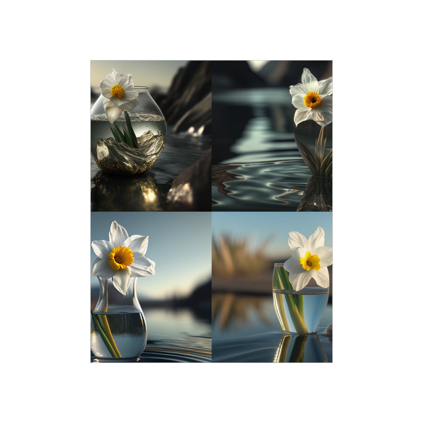 Premium Matte Vertical Posters Daffodil 5