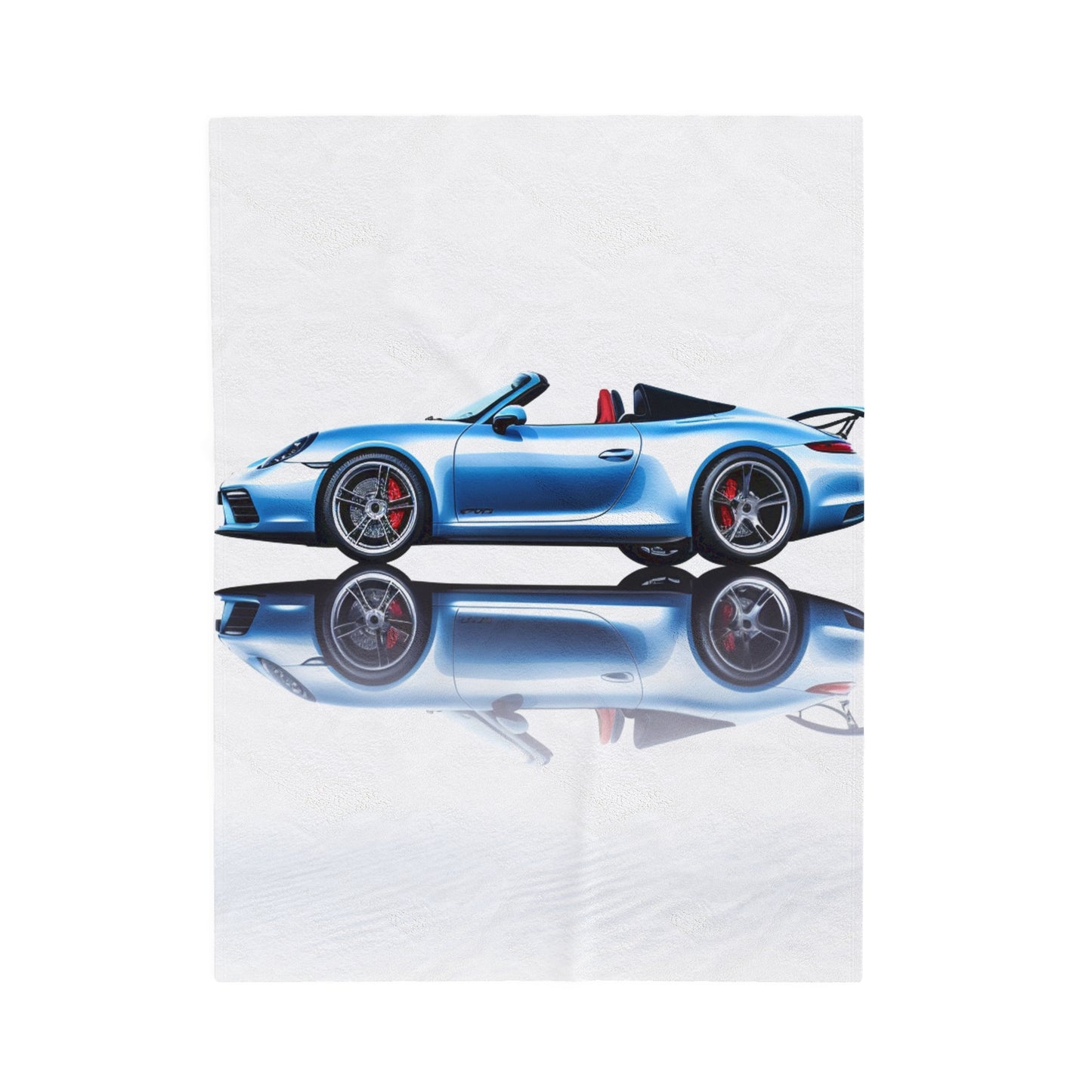 Velveteen Plush Blanket 911 Speedster on water 4