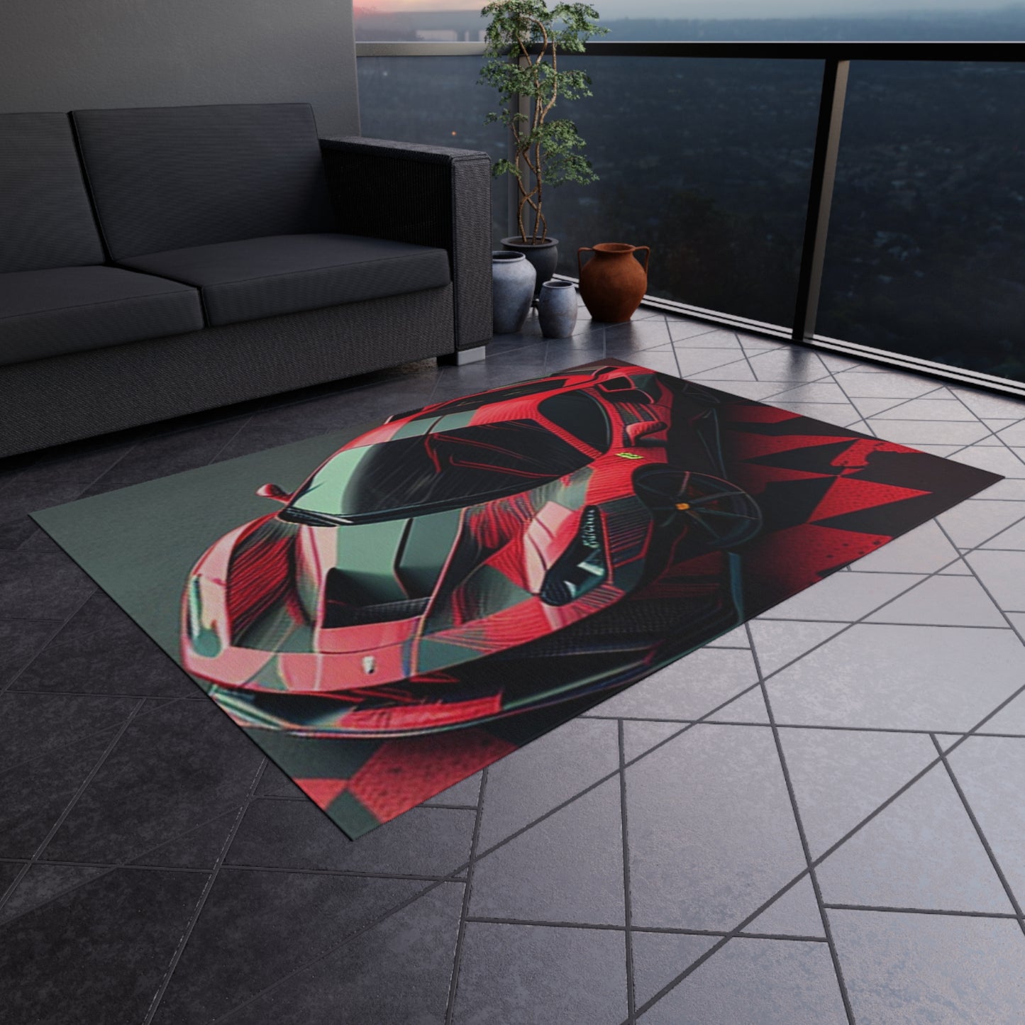 Outdoor Rug  Ferrari Hyper 2