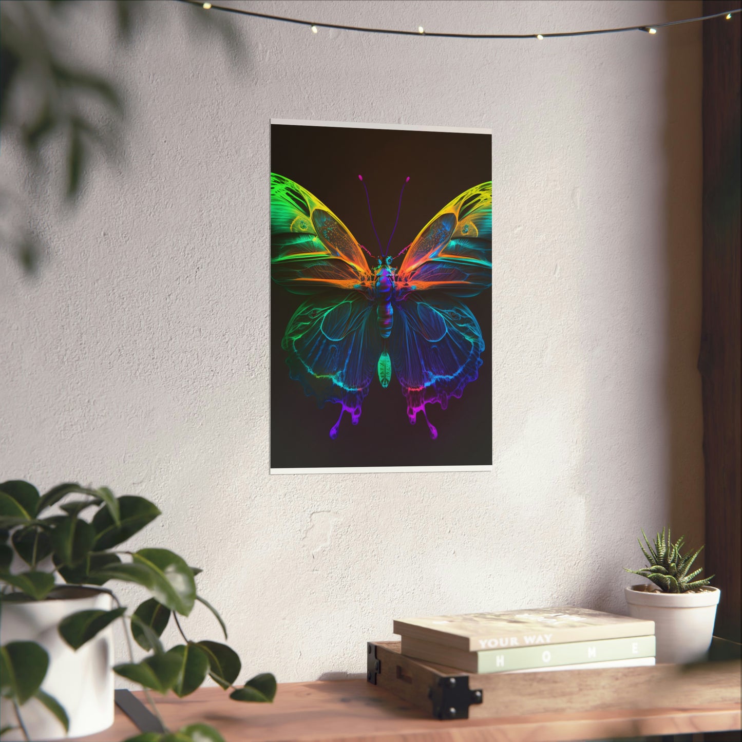 Premium Matte Vertical Posters Raw Hyper Color Butterfly 3