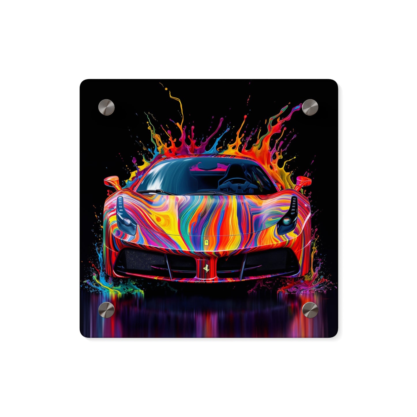 Acrylic Wall Art Panels Ferrari Fusion Water 4