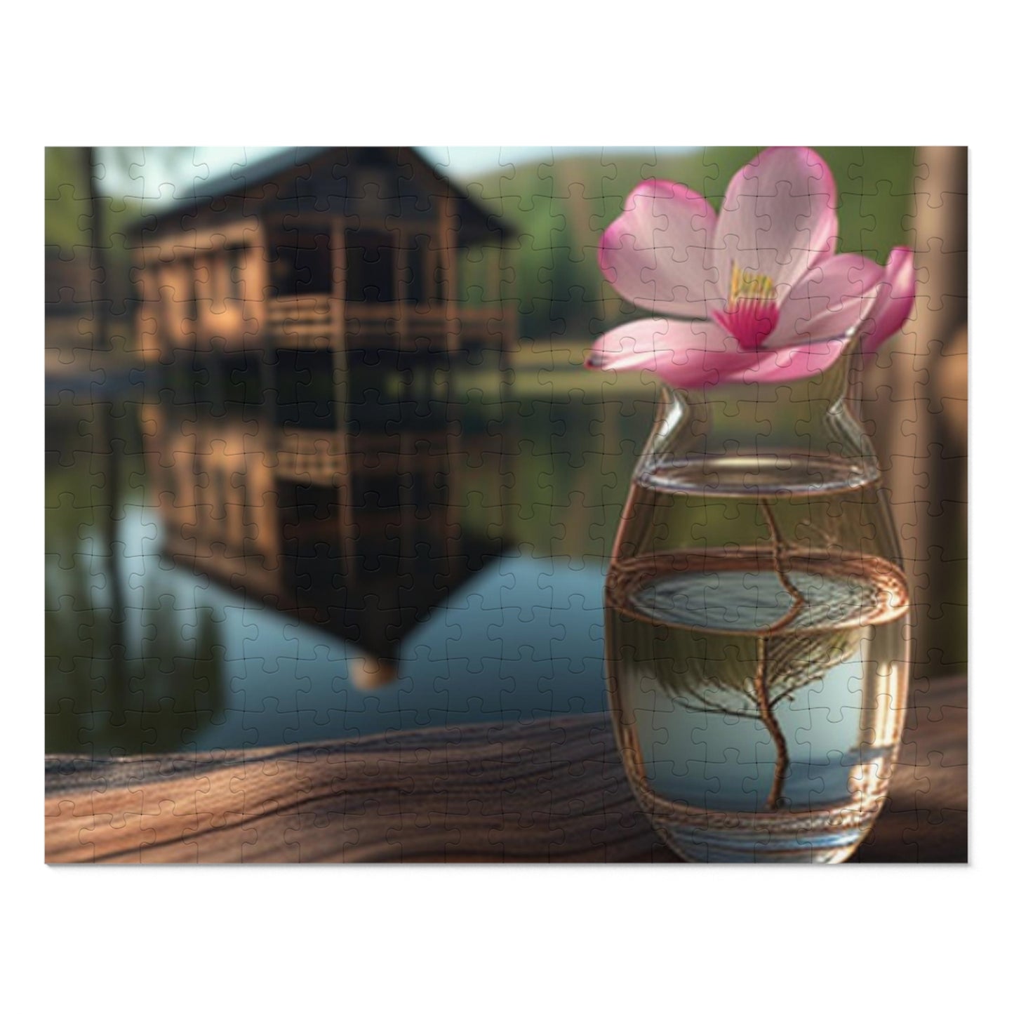 Jigsaw Puzzle (30, 110, 252, 500,1000-Piece) Magnolia in a Glass vase 1