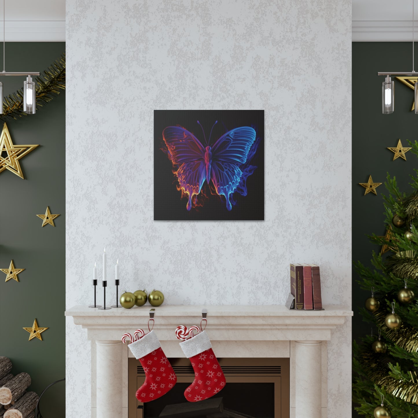 Canvas Gallery Wraps Thermal Butterfly 1