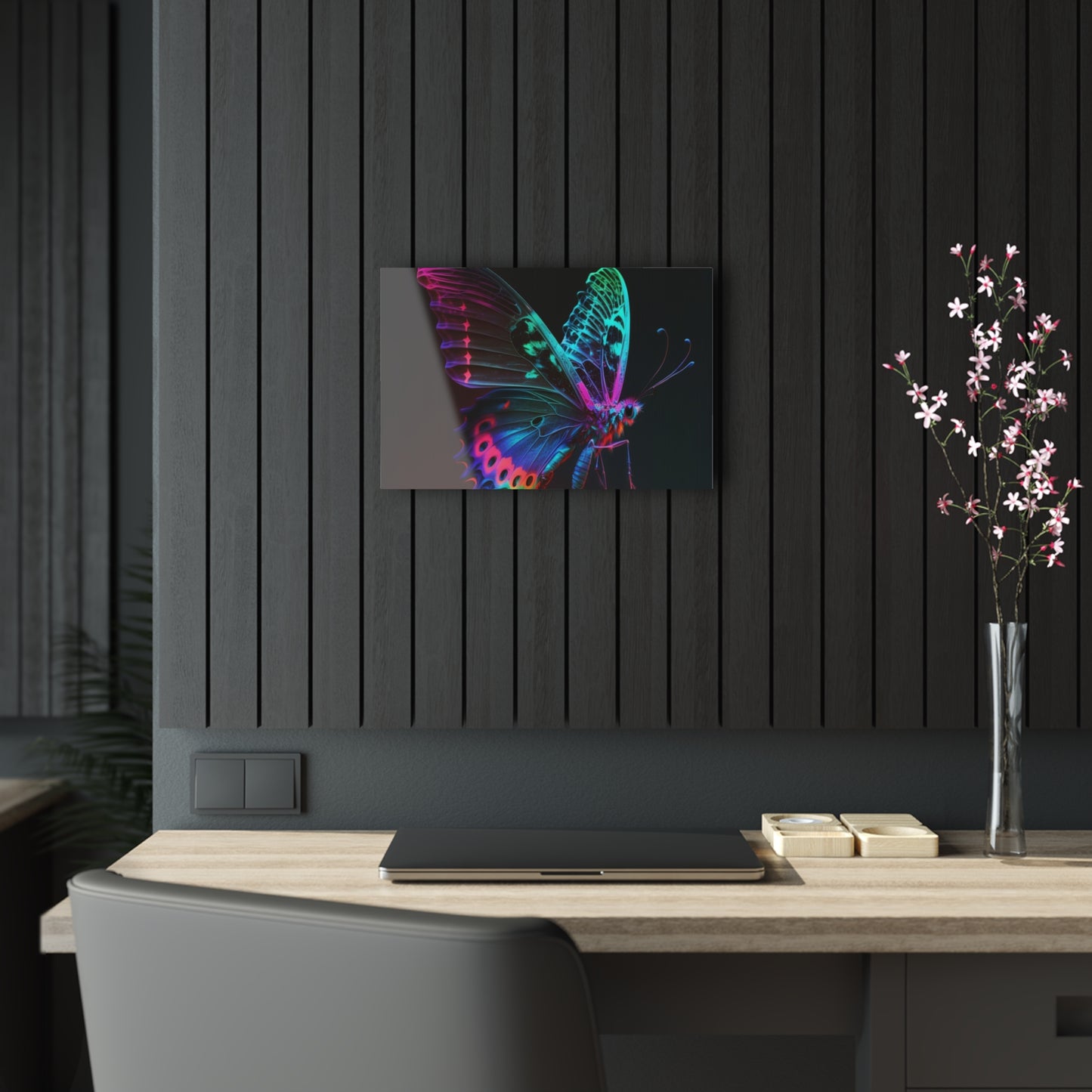 Acrylic Prints Raw Hyper Color Butterfly 1