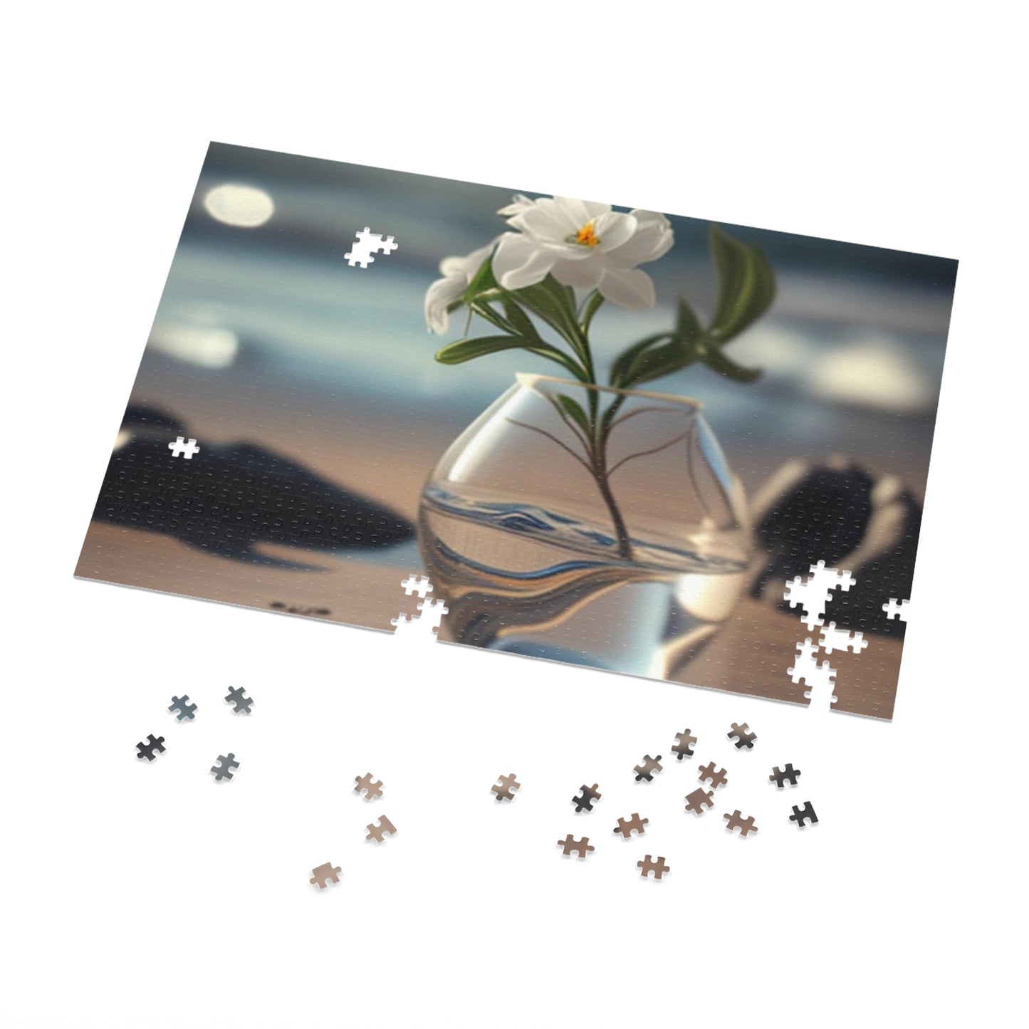 Jigsaw Puzzle (30, 110, 252, 500,1000-Piece) Jasmine glass vase 3