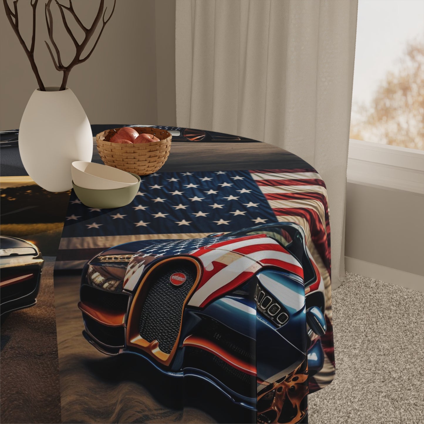 Tablecloth Bugatti Flag American 5