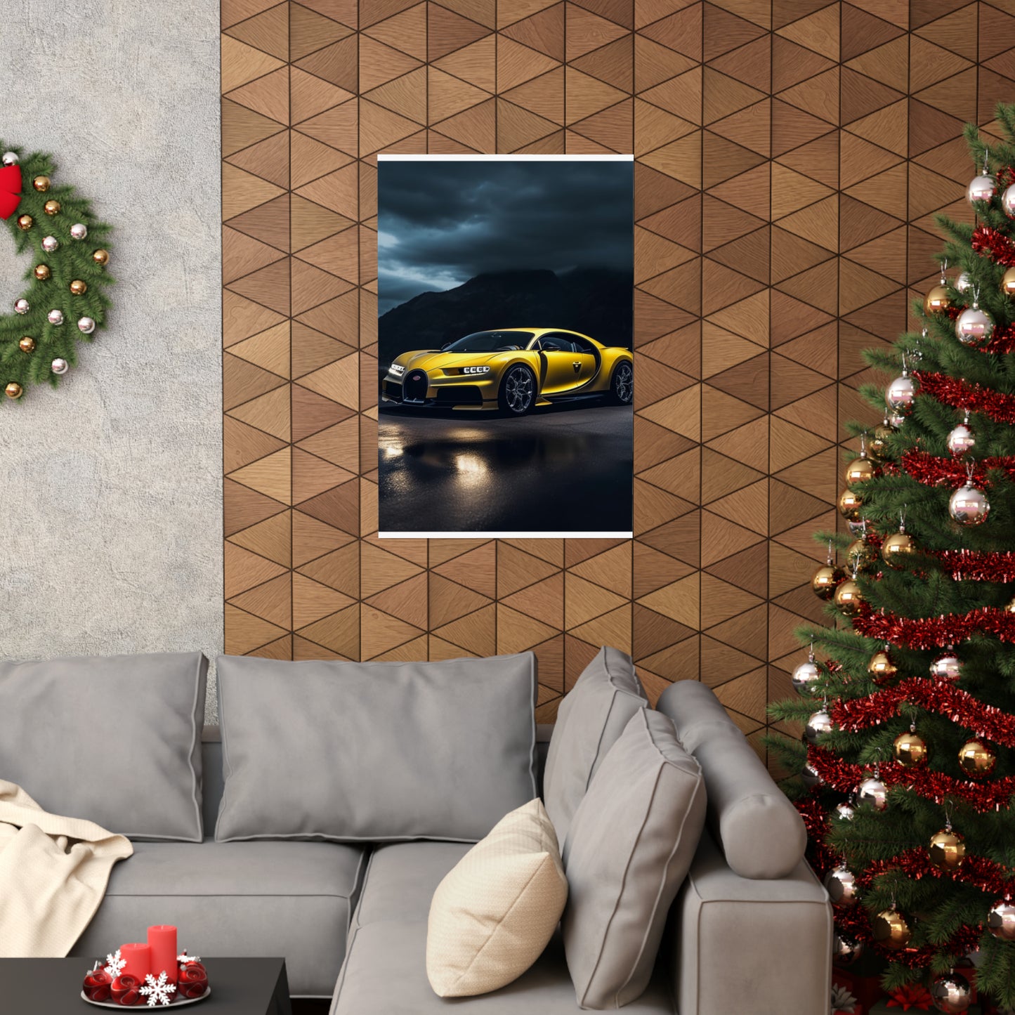 Premium Matte Vertical Posters Bugatti Real Look 4