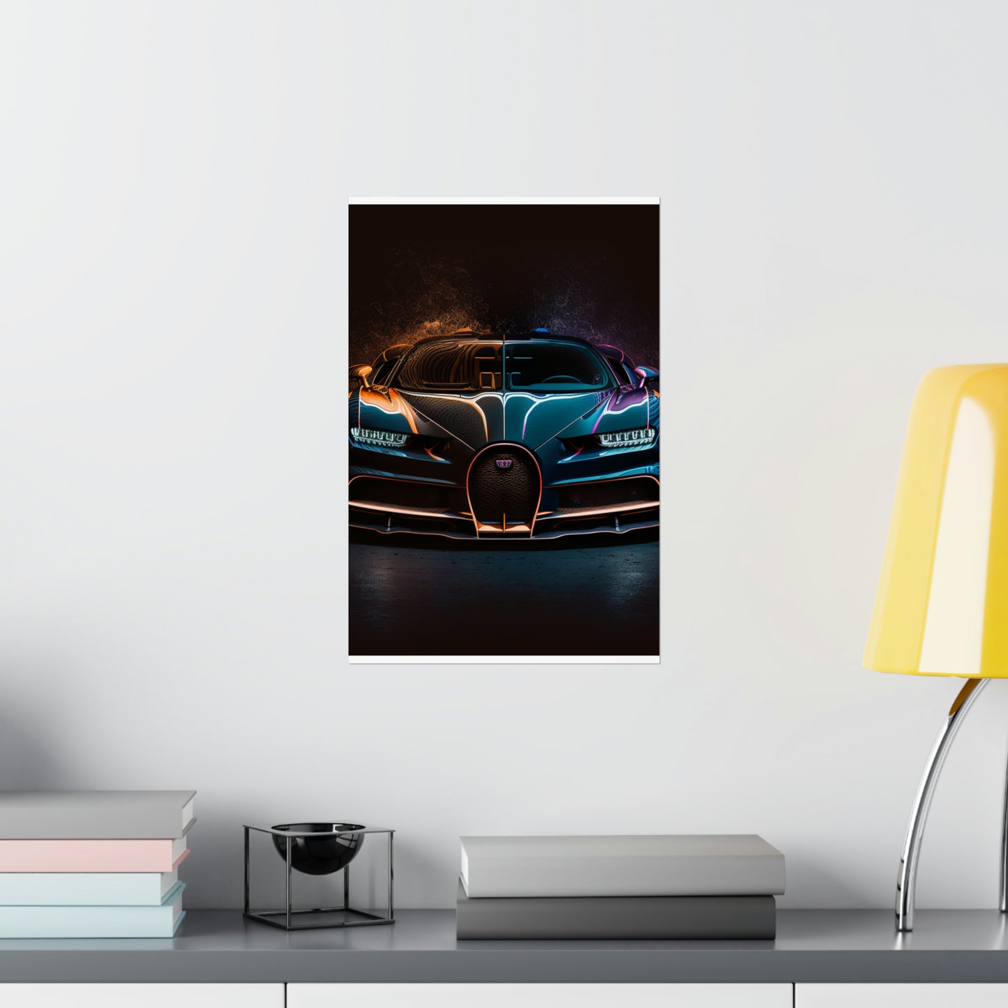 Premium Matte Vertical Posters Bugatti Chiron Super 3