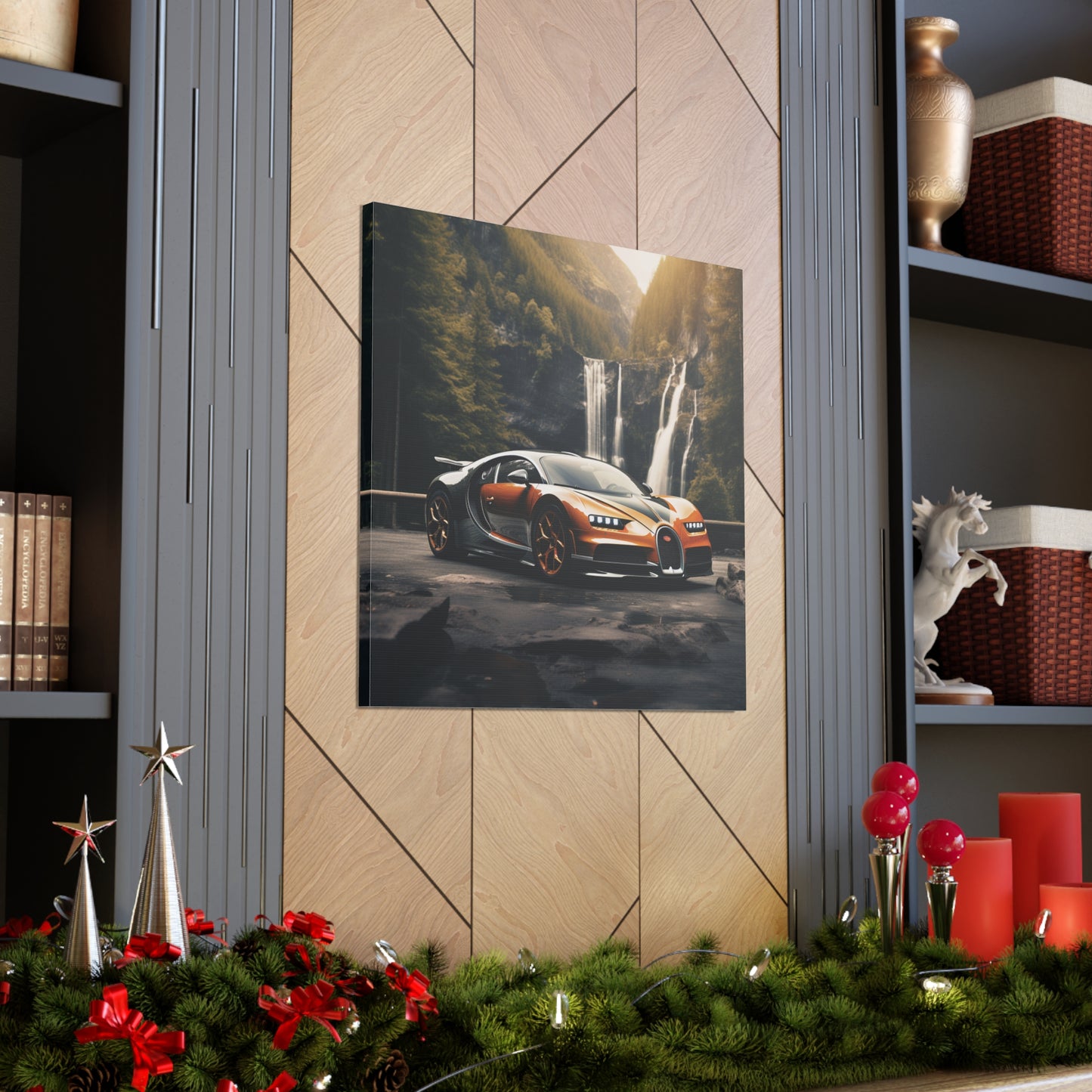 Canvas Gallery Wraps Bugatti Waterfall 3