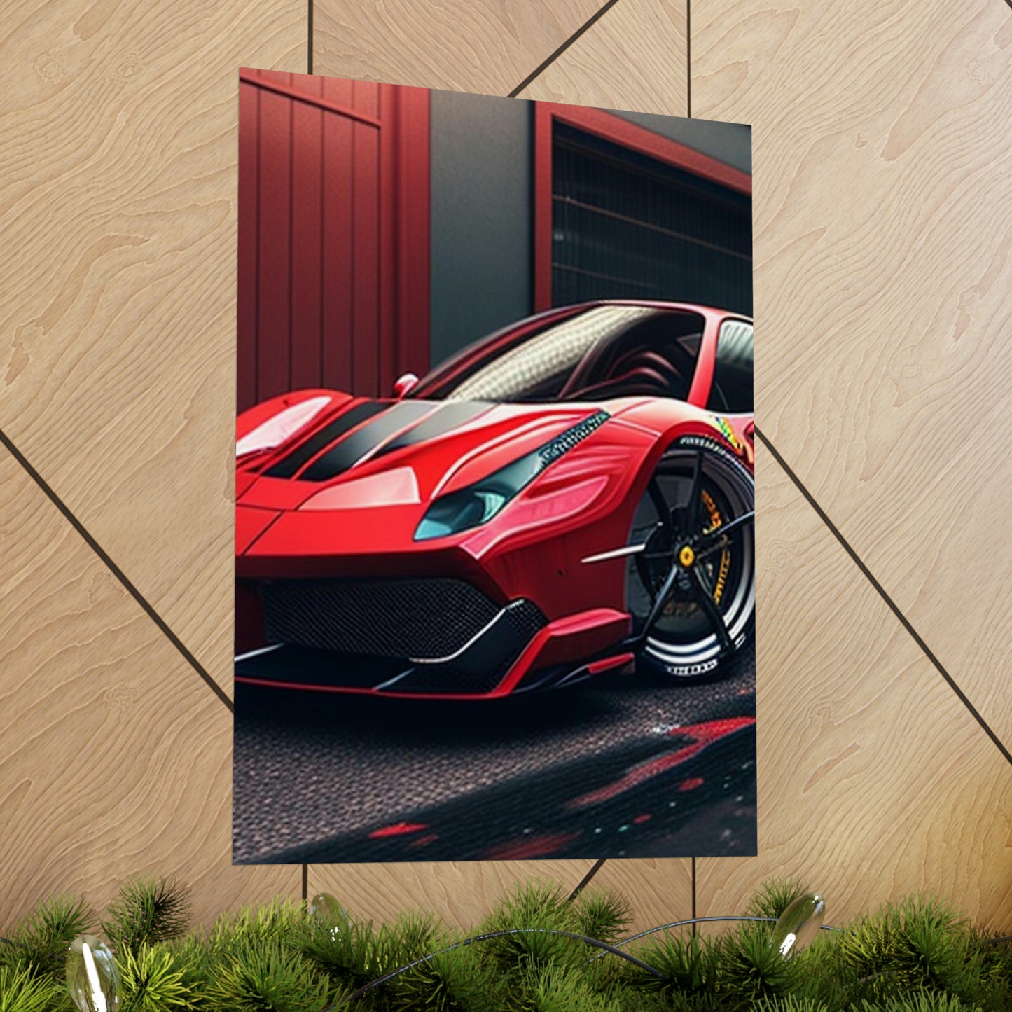 Premium Matte Vertical Posters Ferrari Hyper 1