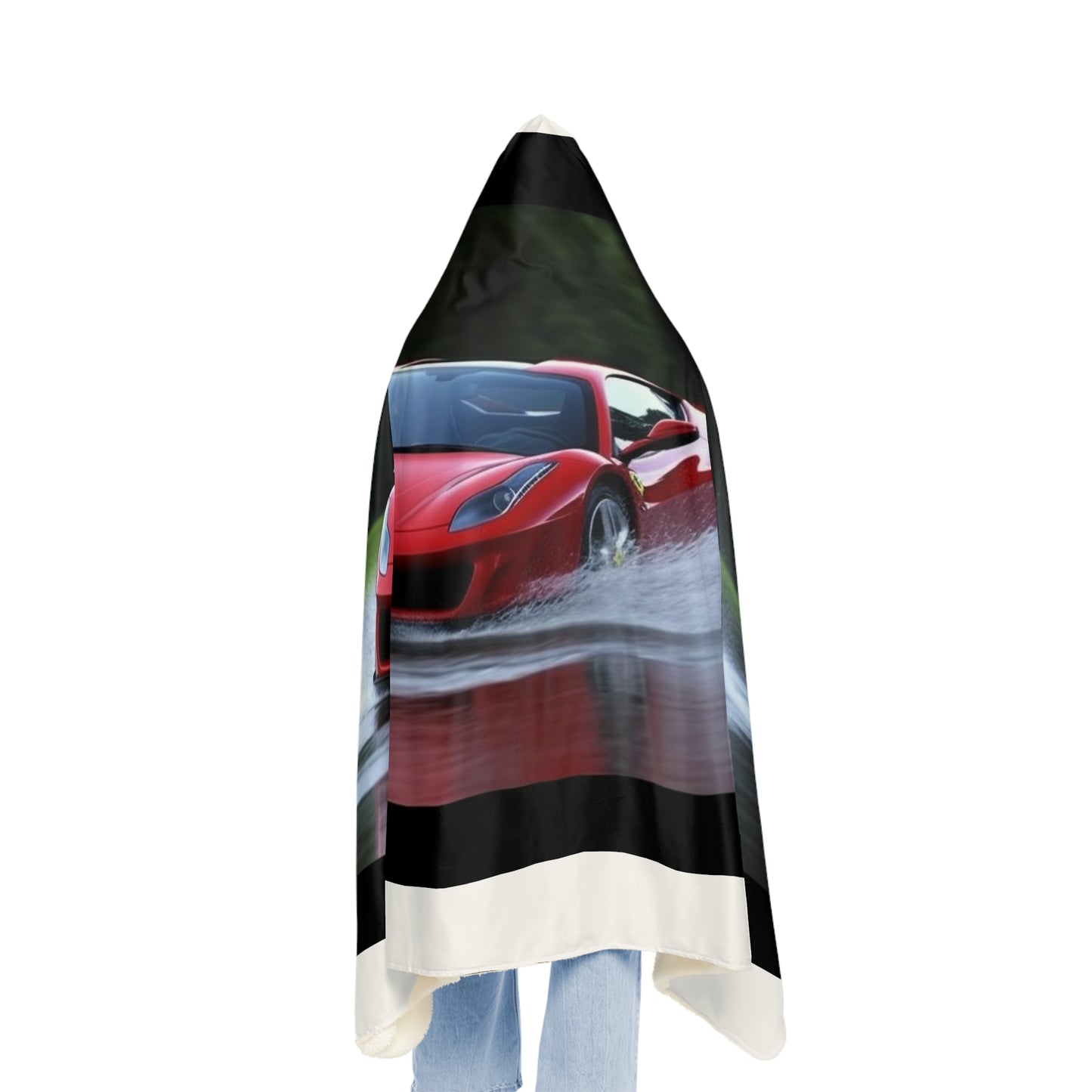 Snuggle Hooded Blanket Water Ferrari Splash 2