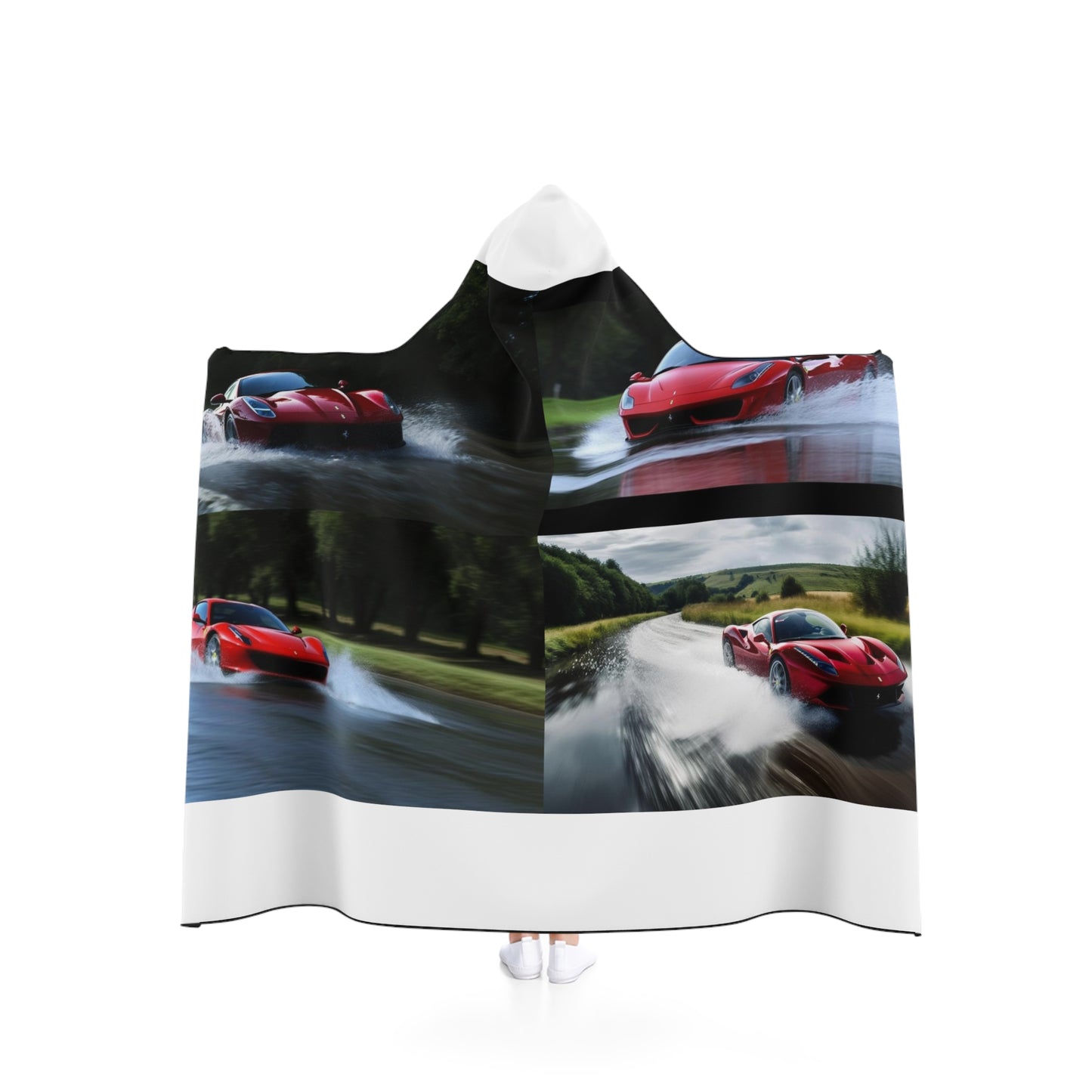 Hooded Blanket Water Ferrari Splash 5