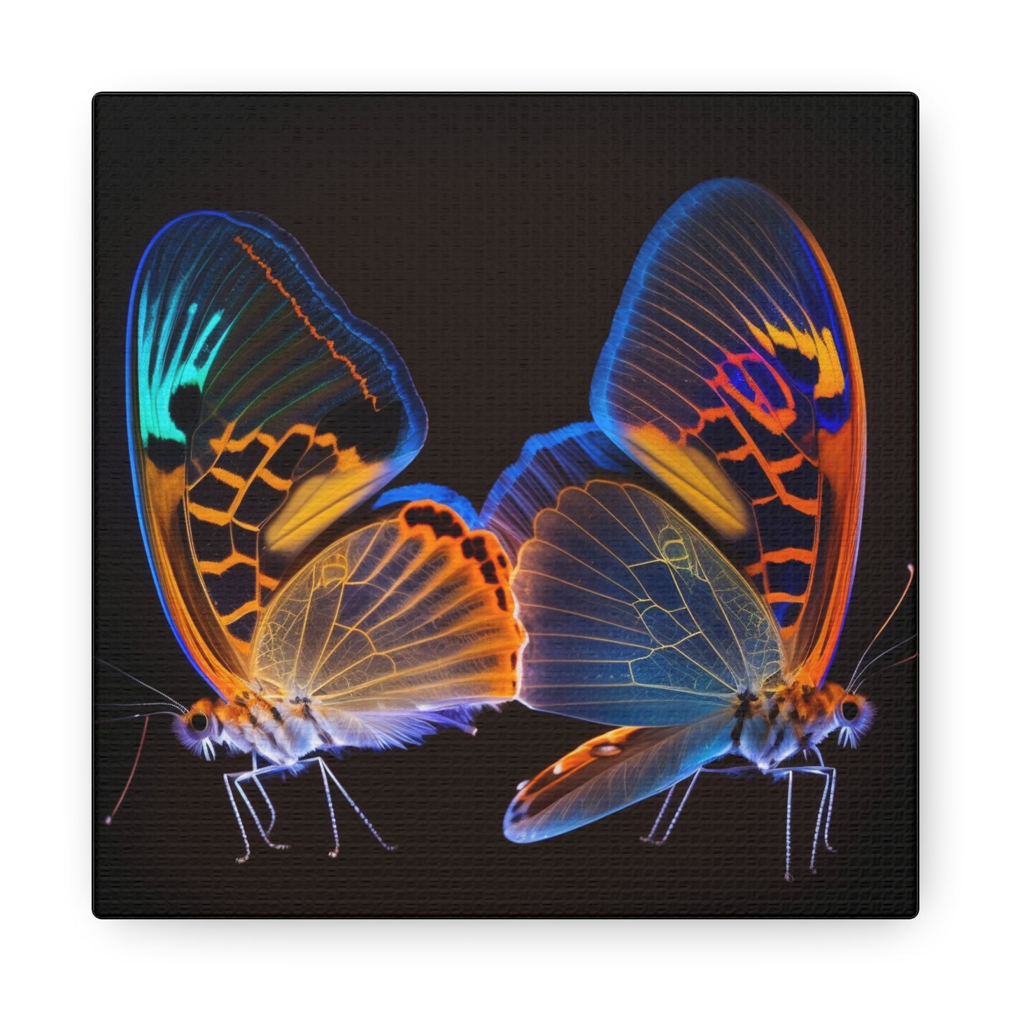 Canvas Gallery Wraps Neon Glo Butterfly 2