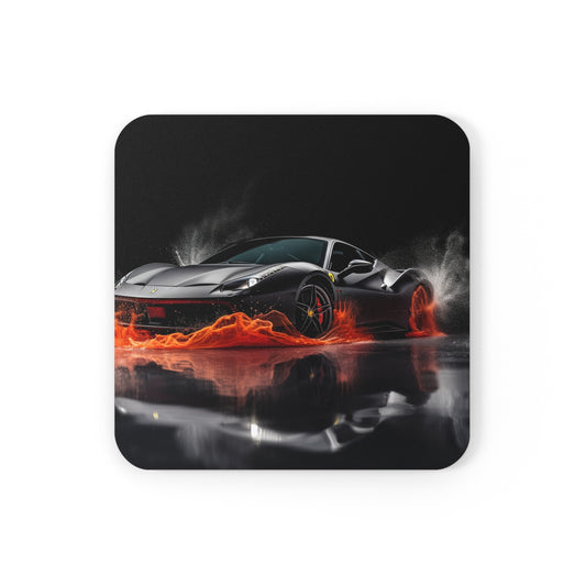 Corkwood Coaster Set Ferrari Water Splash 3