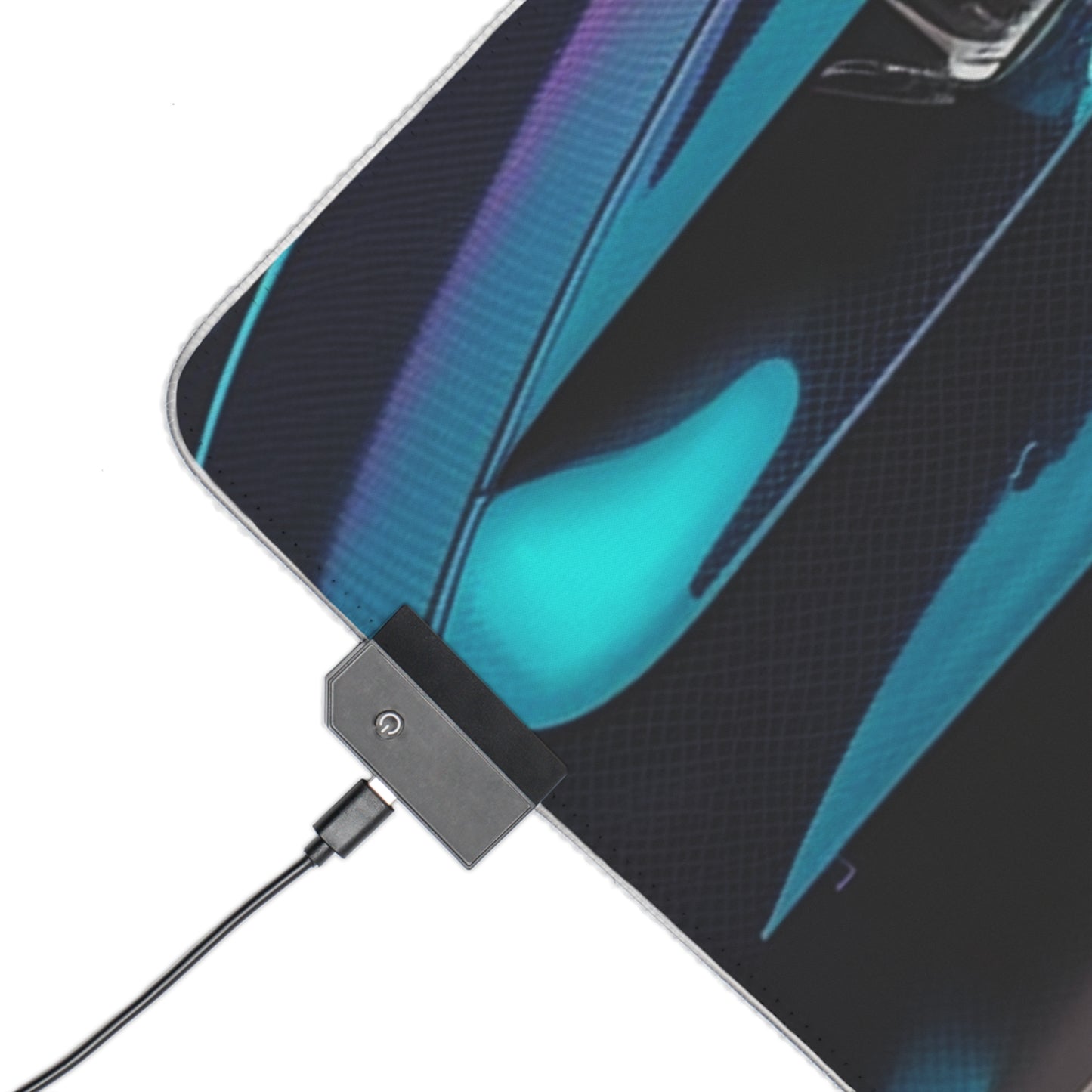 LED Gaming Mouse Pad Bugatti Neon Chiron 1