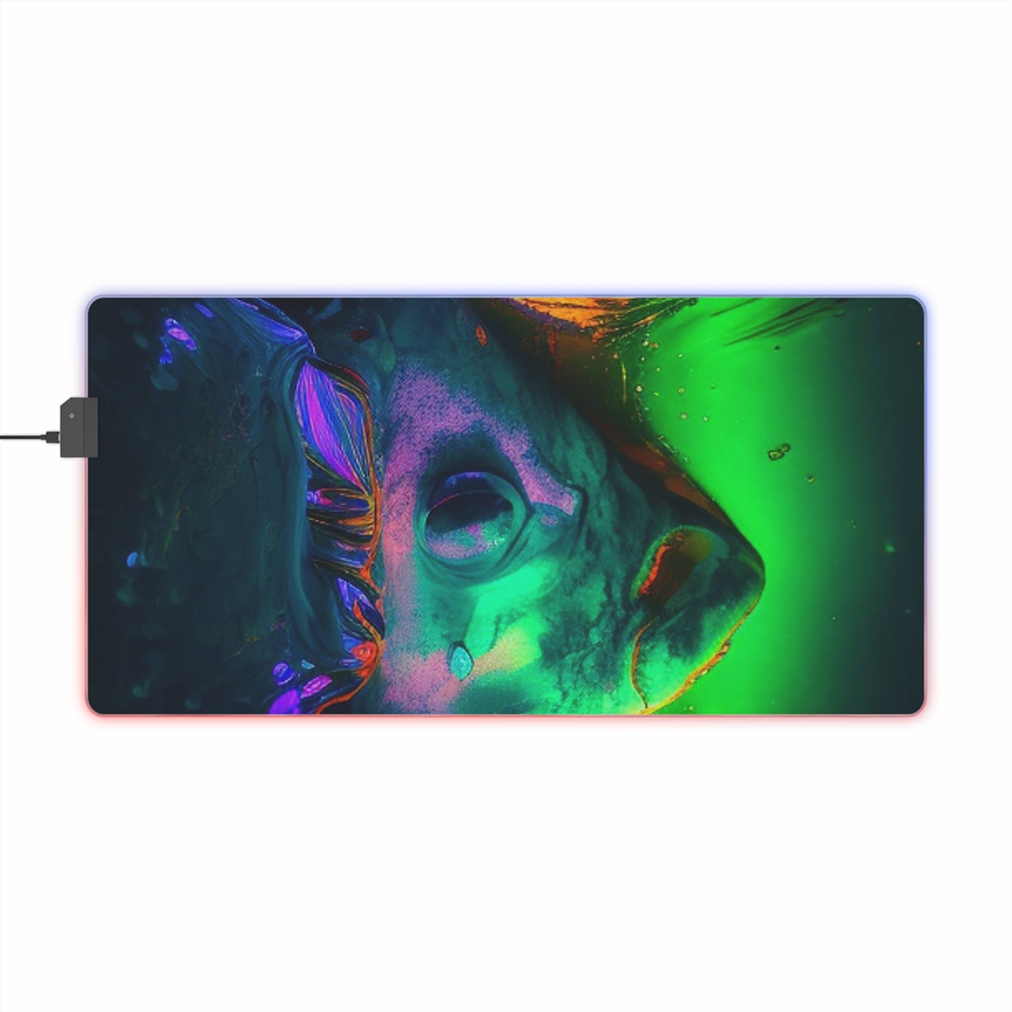 LED Gaming Mouse Pad Florescent Glow 1