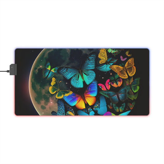 LED Gaming Mouse Pad Moon Butterfly 2