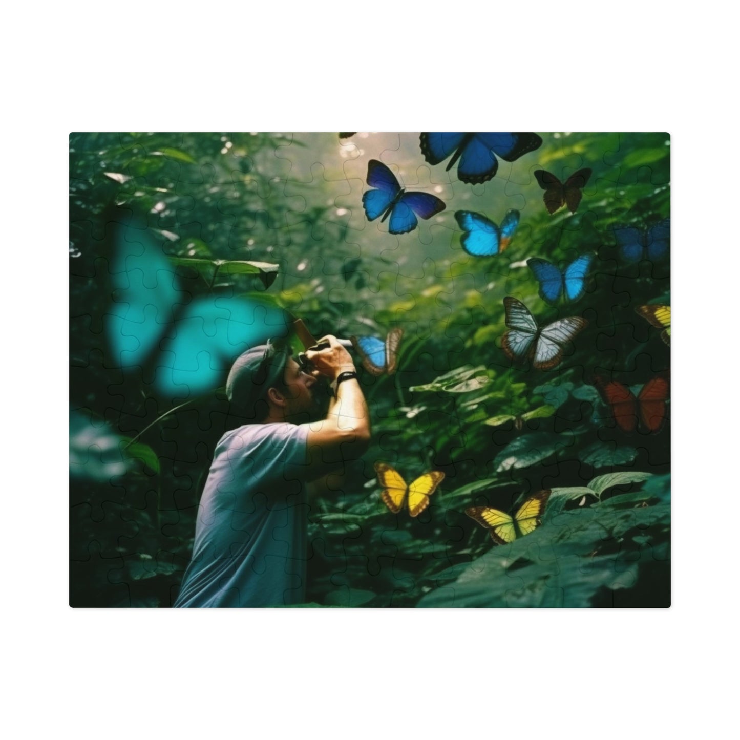 Jigsaw Puzzle (30, 110, 252, 500,1000-Piece) Jungle Butterfly 1