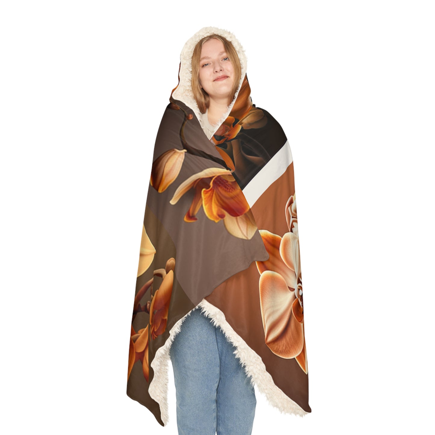 Snuggle Hooded Blanket orchid pedals 5