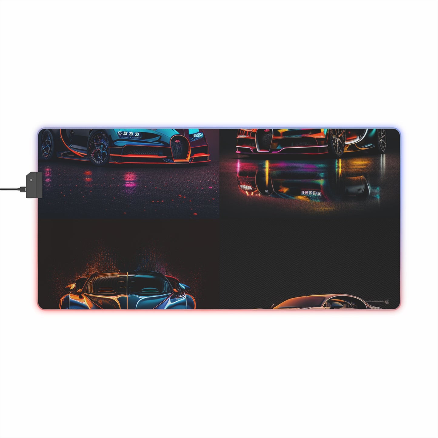 LED Gaming Mouse Pad Bugatti Chiron Super 5