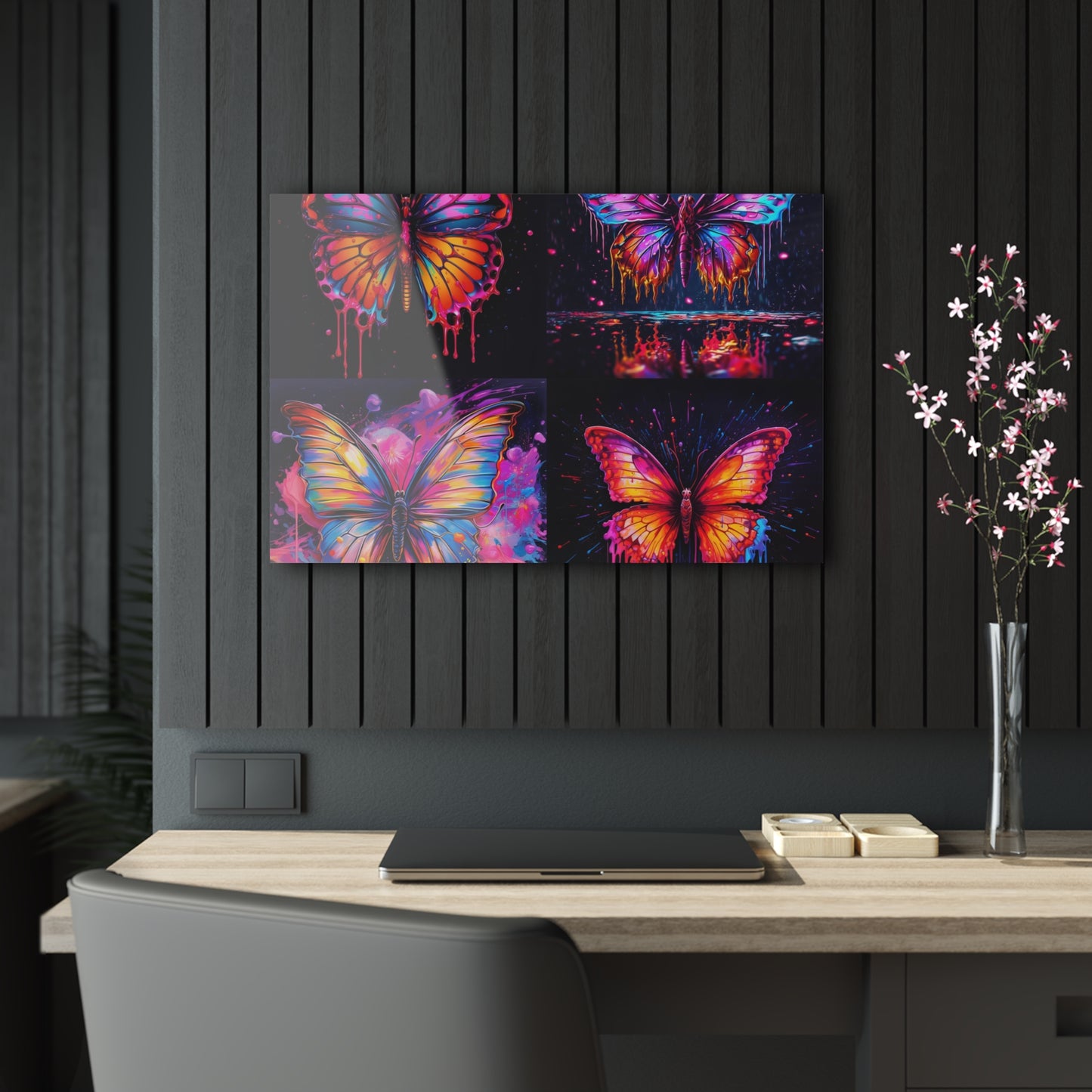 Acrylic Prints Pink Butterfly Flair 5