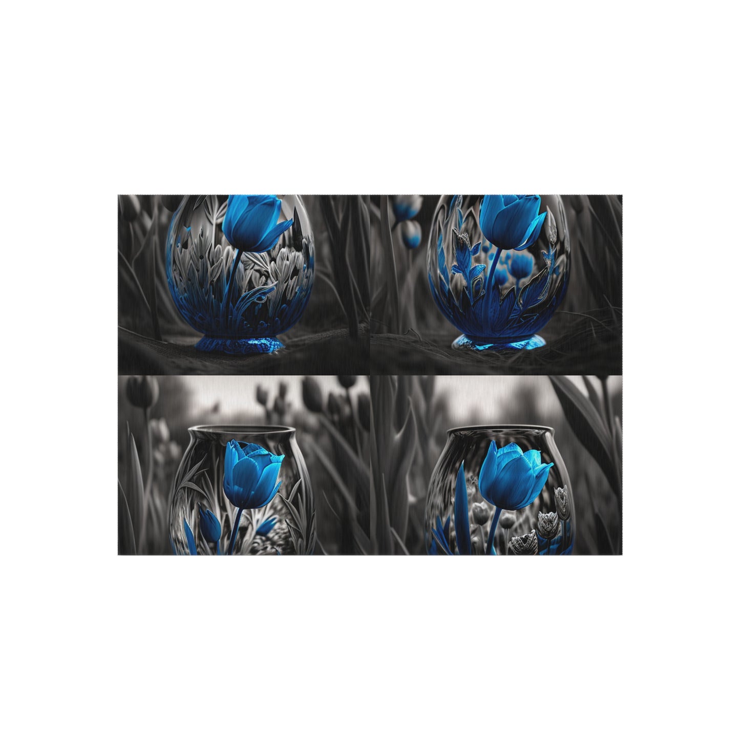 Outdoor Rug  Tulip Blue 5