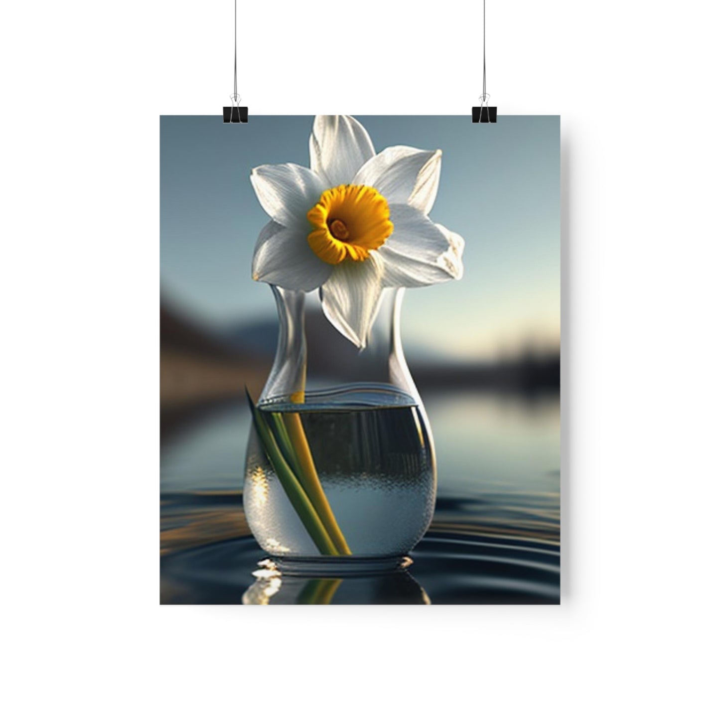 Premium Matte Vertical Posters Daffodil 3