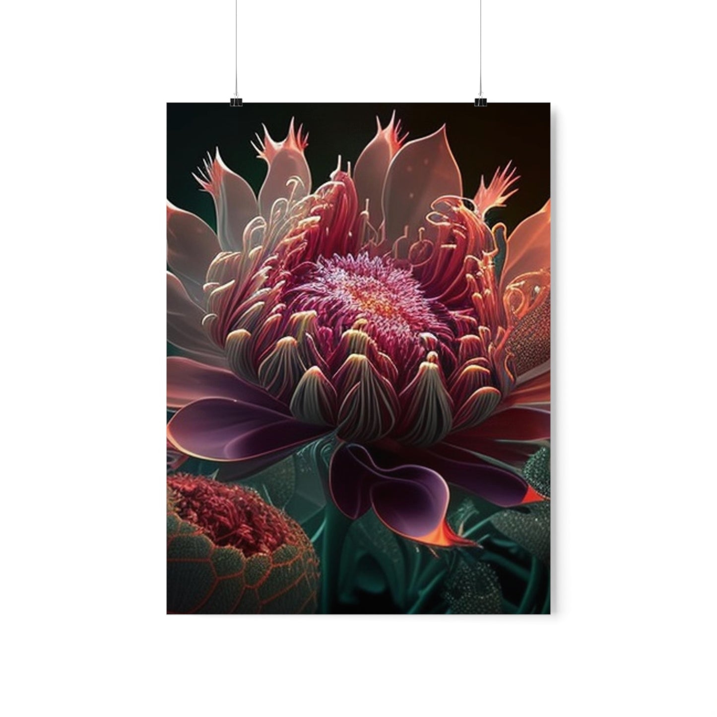 Premium Matte Vertical Posters Flower Arangment 1