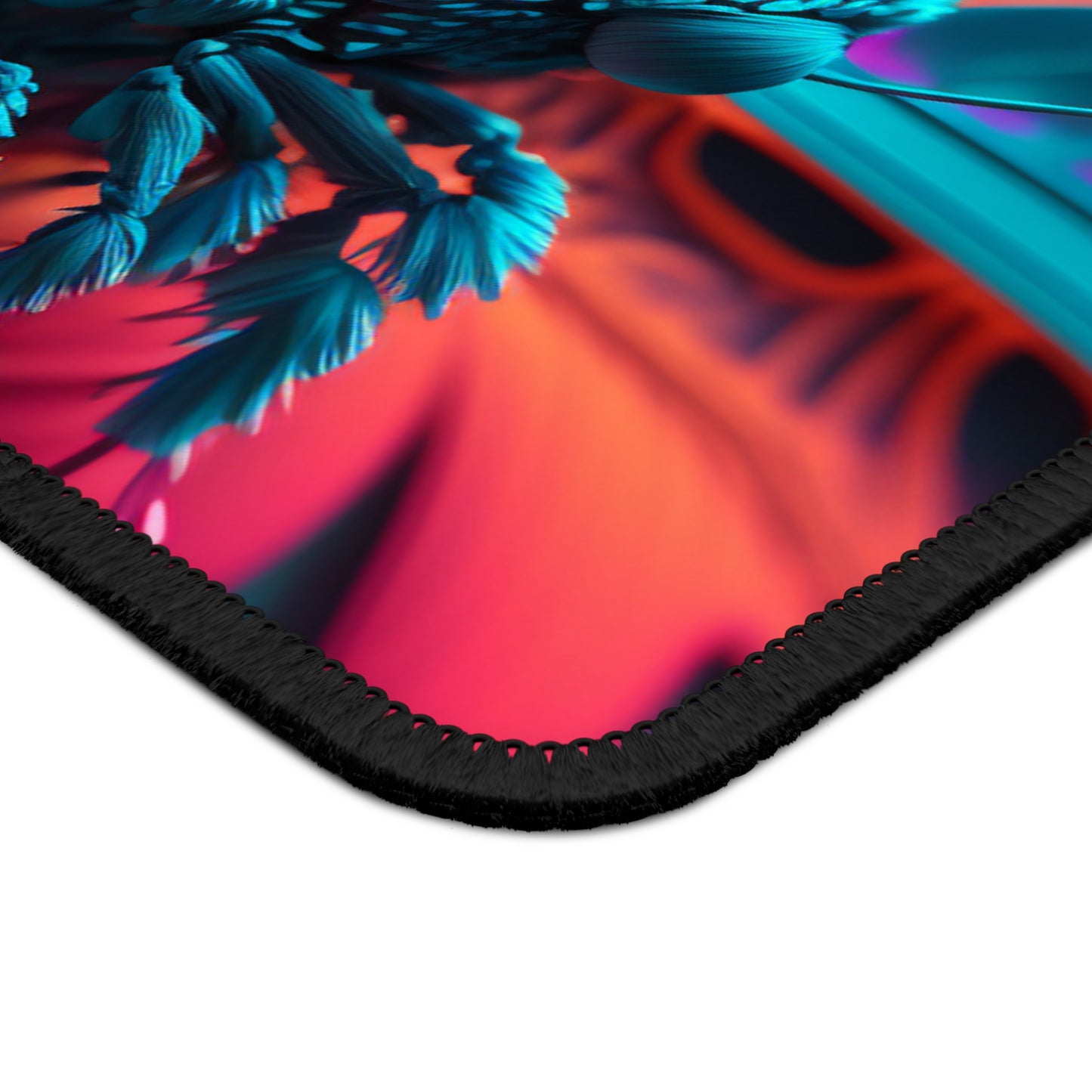 Gaming Mouse Pad  Neon Butterfly Macro 4