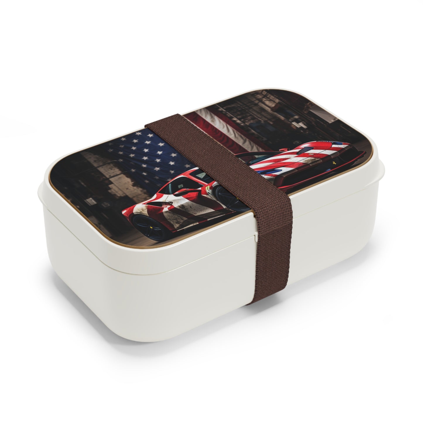 Bento Lunch Box American Flag Farrari 2