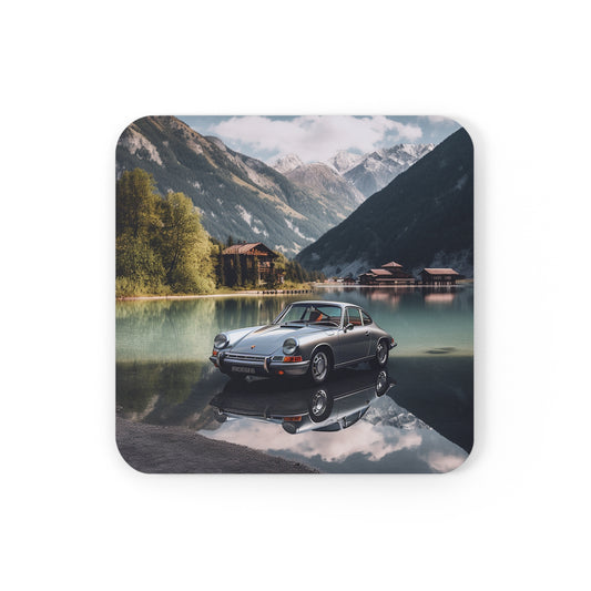 Cork Back Coaster Porsche Lake 2