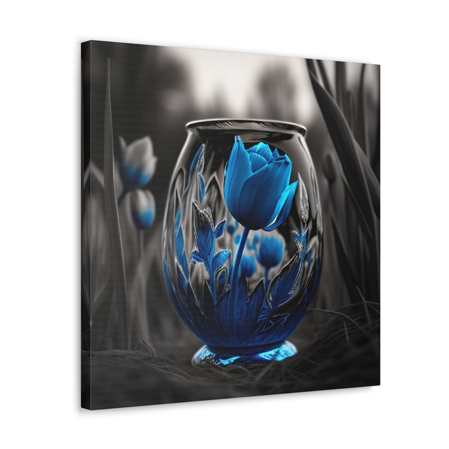 Canvas Gallery Wraps Tulip Blue 2