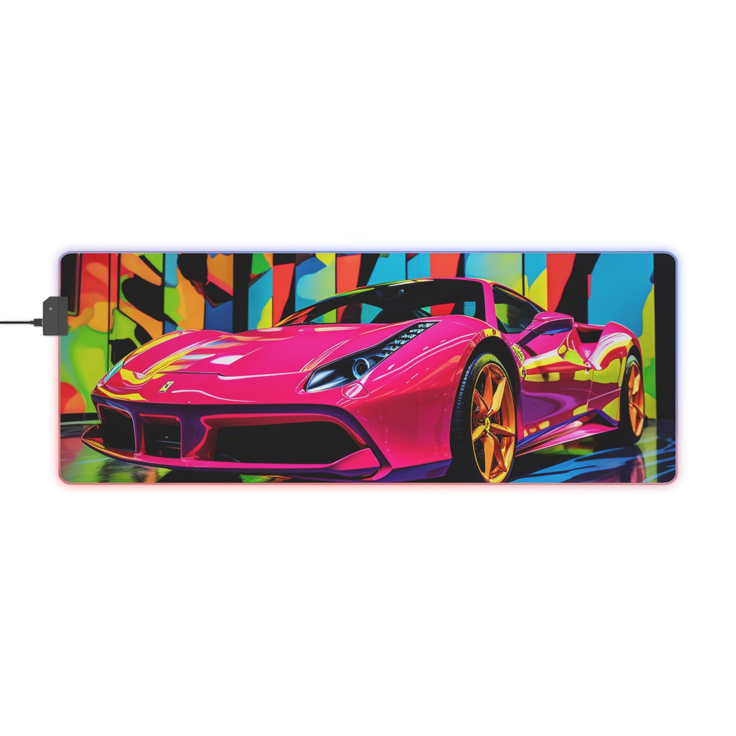 LED Gaming Mouse Pad Ferrari Flair Macro 1