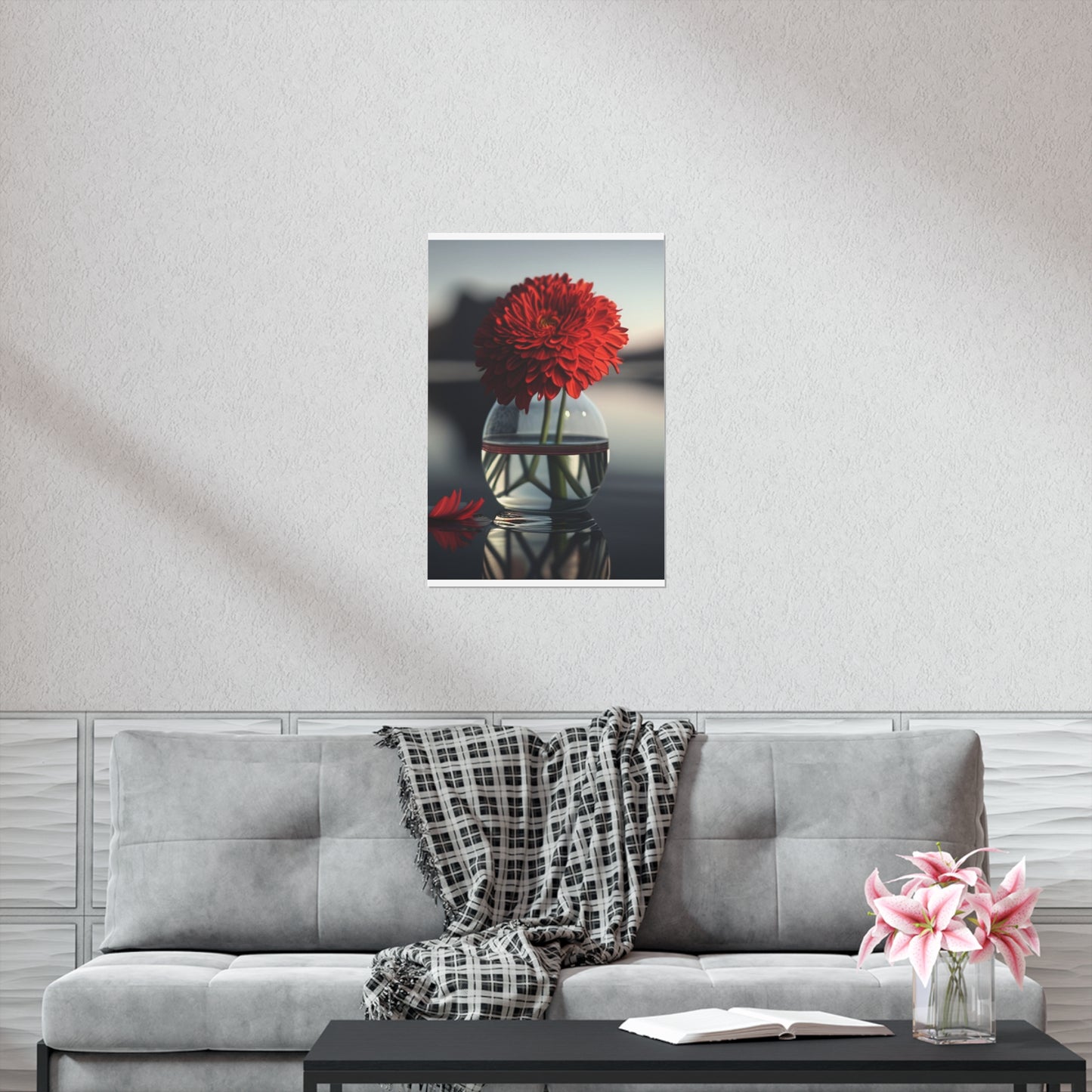 Premium Matte Vertical Posters Chrysanthemum 2