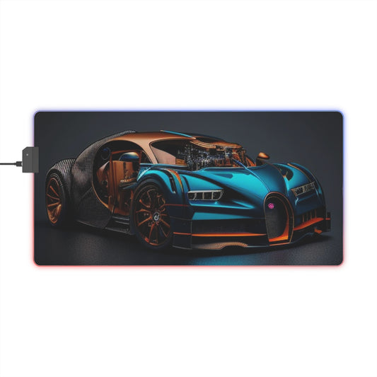 LED Gaming Mouse Pad Bugatti Blue 4