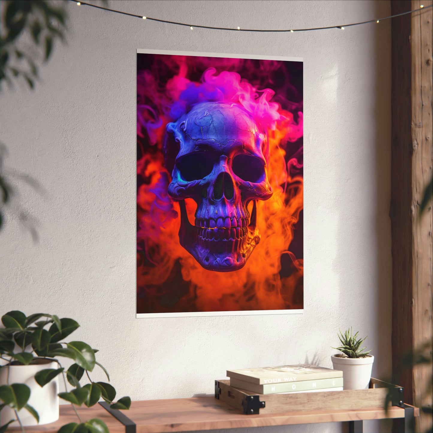 Premium Matte Vertical Posters Macro Skull 4