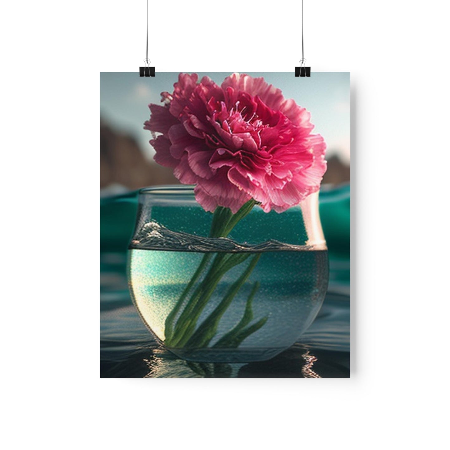 Premium Matte Vertical Posters Carnation 1