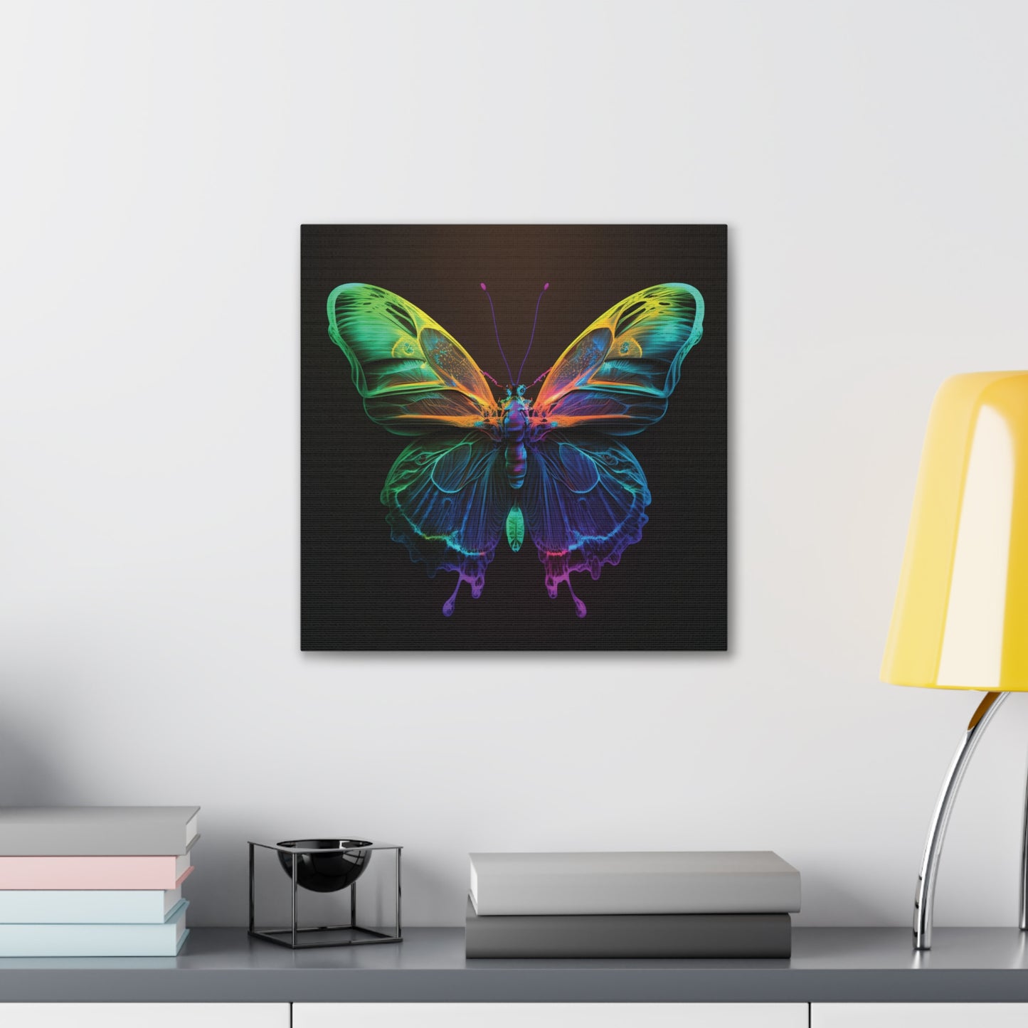 Canvas Gallery Wraps Raw Hyper Color Butterfly 3