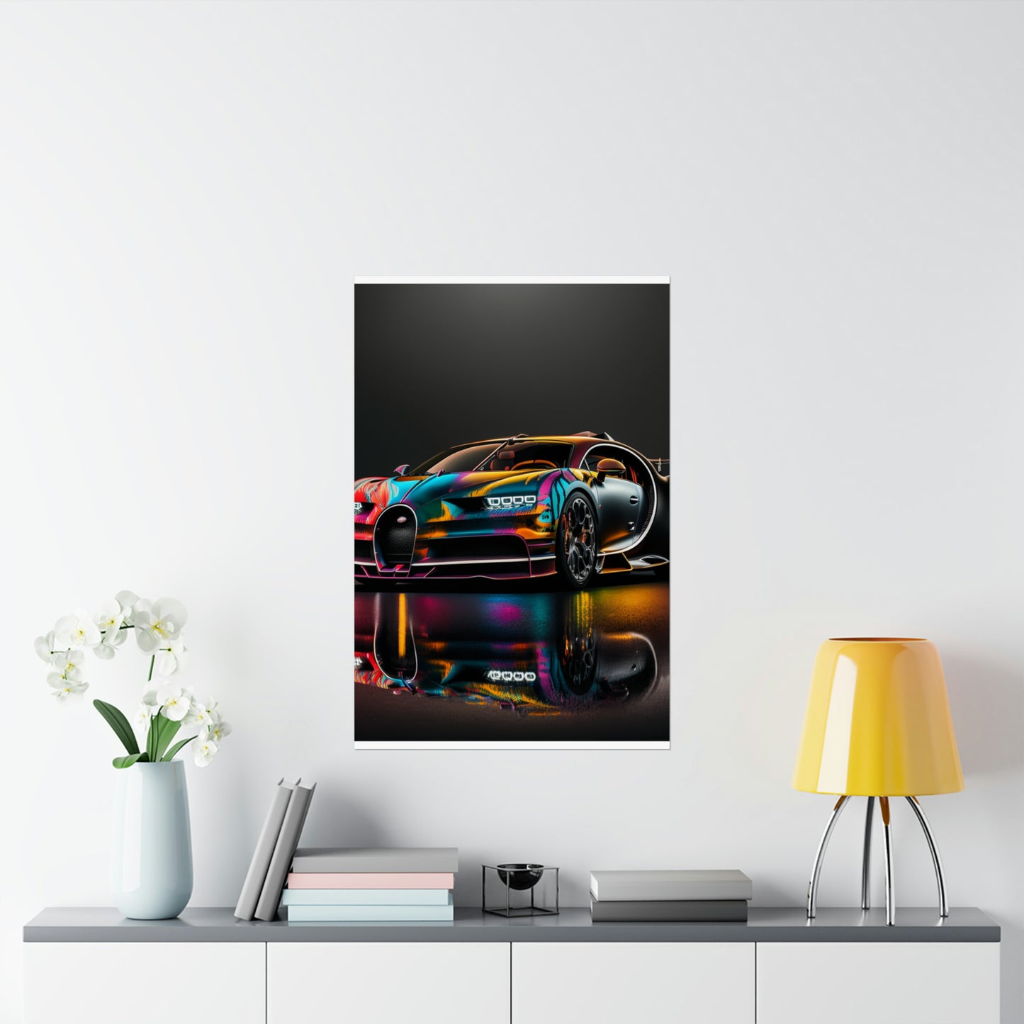 Premium Matte Vertical Posters Bugatti Chiron Super 2