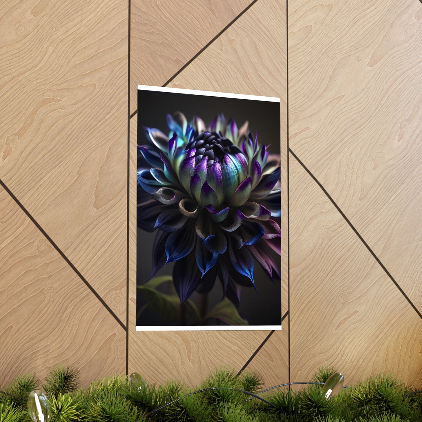 Premium Matte Vertical Posters Dahlia Purple 4